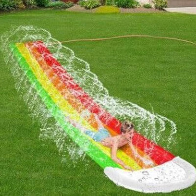 Summer Kids Inflatable Water Slide Outdoor Backyard Parent-Child Water Toys Games Center Backyard Pools Toys Children Water Park
